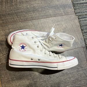 Converse all-star white shoes